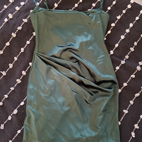 Lucy in the Sky Ruby Draped Bodycon Dress - Picture 4 of 5